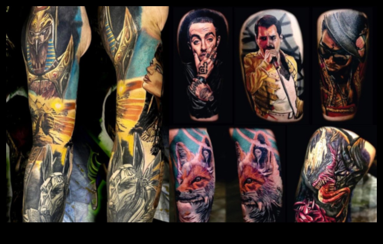 Mākslīgi kodolsintēzes tetovējumi, kas ir dziļāki par ādu 2 Mākslīgā saplūšana: kur radošums satiekas ar ādu tetovējumos