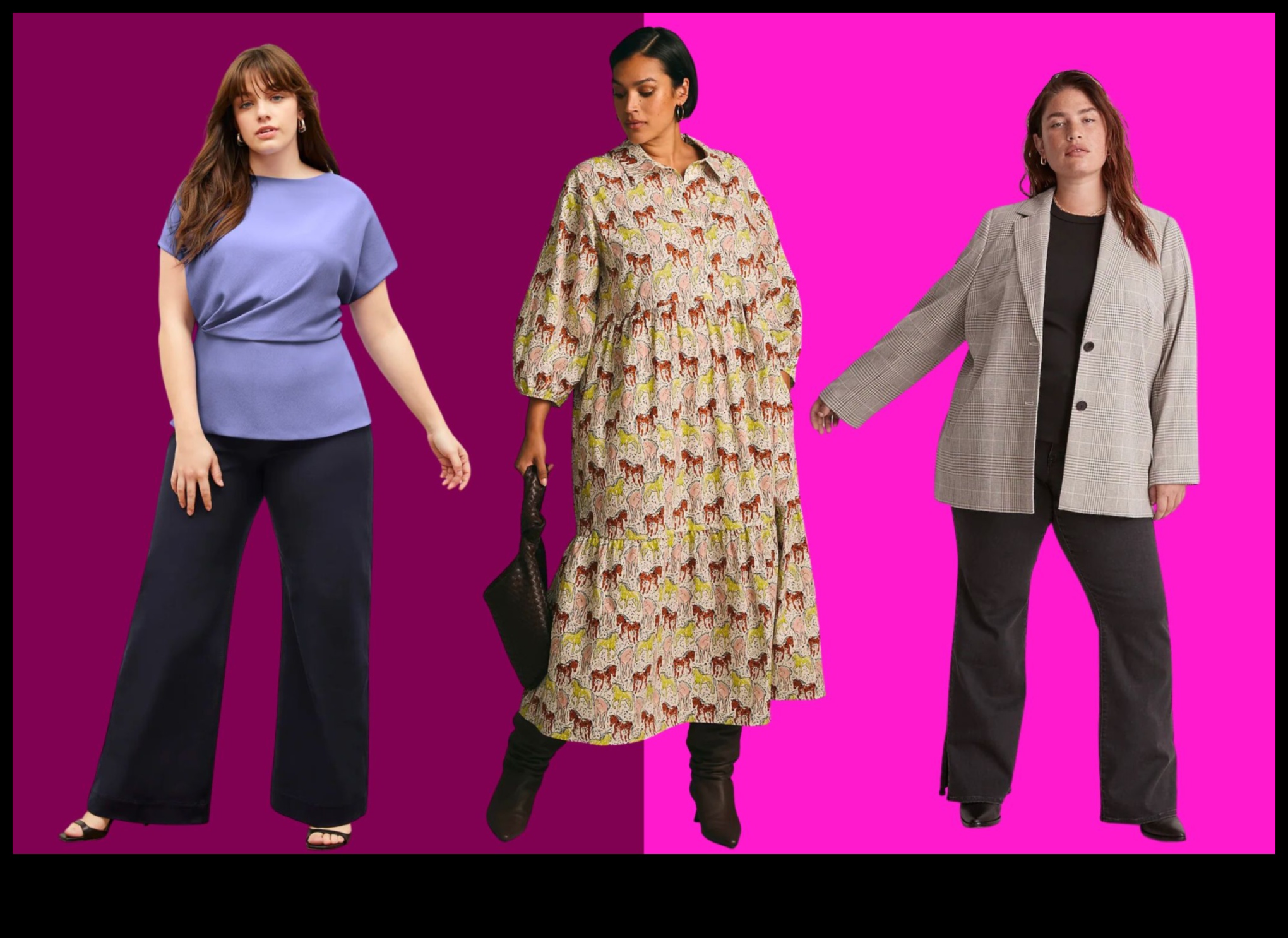 Elegance nezina izmēru: lielizmēra tērpi, kas sagriež galvu