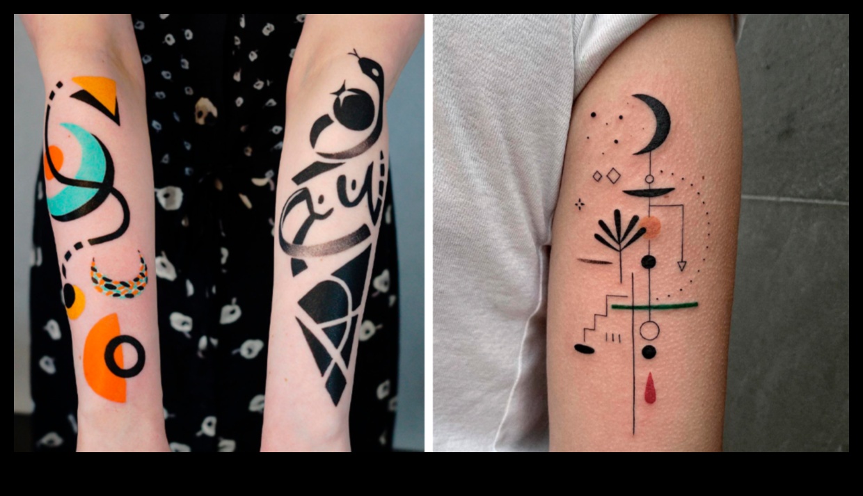 Abstraktas izteiksmes tetovējumi, kas salauž pelējumu 4 Abstraktas izpausmes: netradicionālā iekļaušana tetovējumu dizainā