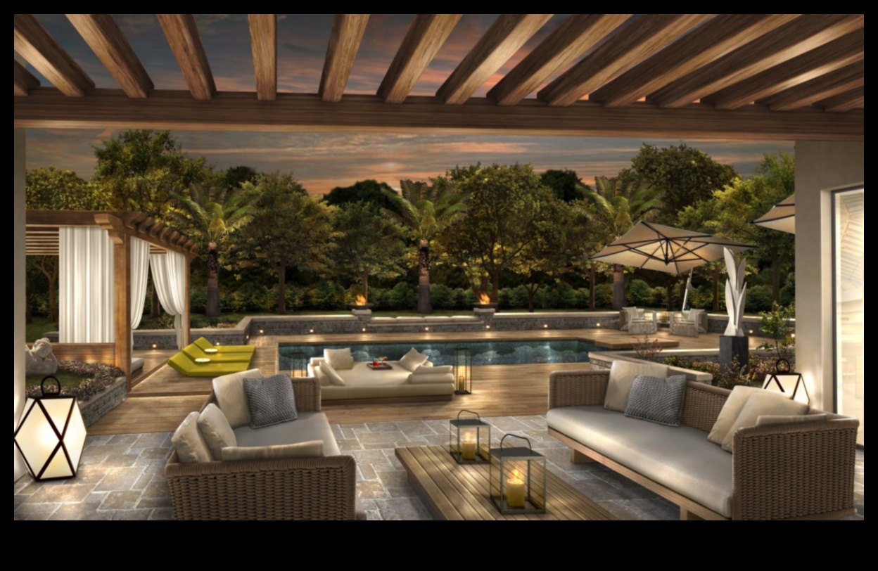 Āra elegance: stilīgi elementi jūsu atpūtai dārzā