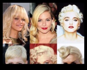 Blondu matu ikonas: atklājiet slavenību frizūru noslēpumus