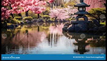 Ķiršu ziedu sapņi: japāņu dārza miers