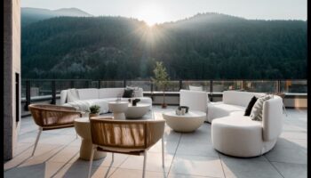 Luksusa āra dzīvesvieta: pārveidojiet savu telpu ar elegantām mēbelēm