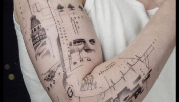 Mākslīgā saplūšana: kur radošums satiekas ar ādu tetovējumos