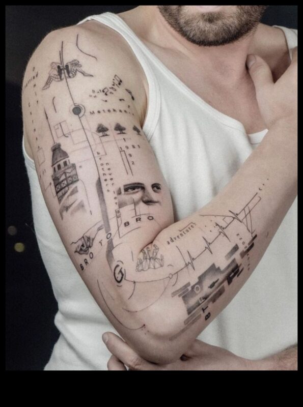 Mākslīgā saplūšana: kur radošums satiekas ar ādu tetovējumos